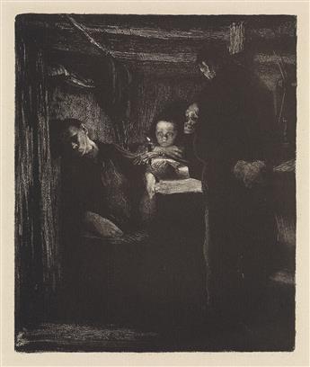 KÄTHE KOLLWITZ Group of 5 etchings.